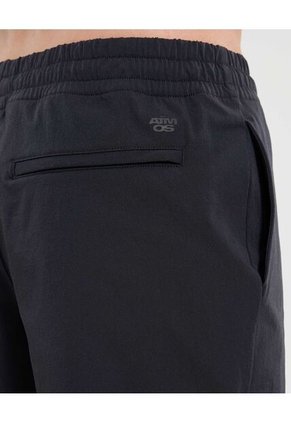 Short Moda En Plano  Para Hombre Negro Atmos