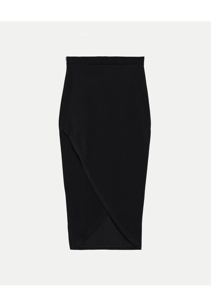 Falda Para Mujer Medio Color Negro Marca Atmos #31140031