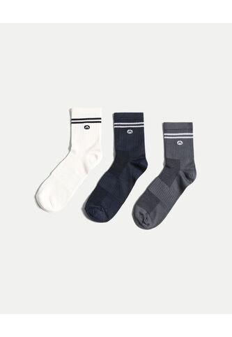 Pack X3 Medias Caña Media X3 Para Hombre Surtido Atmos Atmos