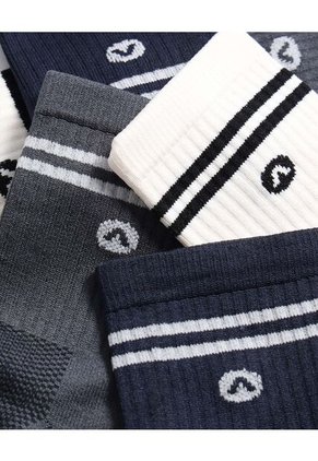 Pack X3 Medias Caña Media X3 Para Hombre Surtido Atmos