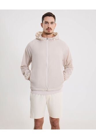 Chaqueta  Para Hombre Deportiva Color Beige Marca Atmos #32080054 Atmos