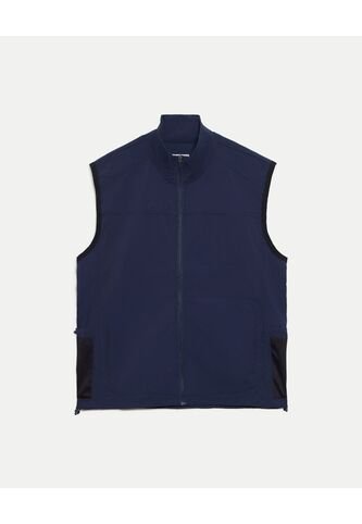 Chaleco  Para Hombre Plano Color Azul Marca Atmos #32250007 Atmos