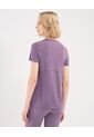 Camiseta Deportiva Manga Corta  Para Mujer Morado Atmos de Atmos