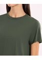 Camiseta  Para Mujer Manga Corta Cuello Redondo Color Verde Marca Atmos #31090320 de Atmos