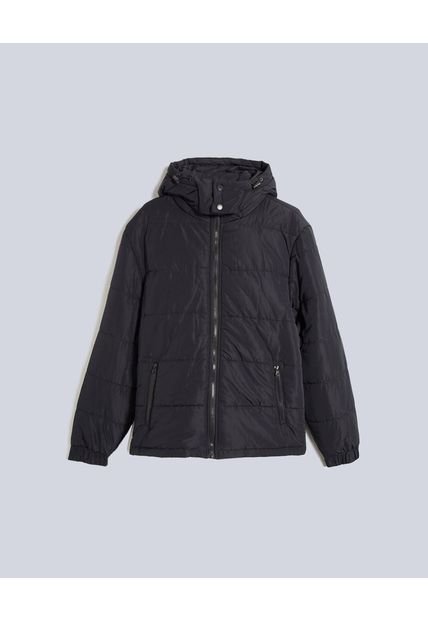 Chaqueta Para Hombre Acolchada Color Negro Marca Atmos #32080041
