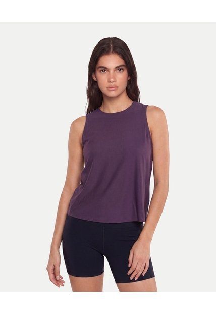 Camiseta Training Quadlife  Para Mujer Morado Atmos