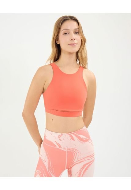 Top Para Mujer  Color Naranja Marca Atmos #31220120