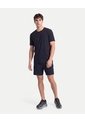 Camiseta Basica Training Nylflow  Para Hombre Negro Atmos de Atmos