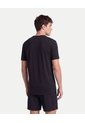 Camiseta Basica Training Nylflow  Para Hombre Negro Atmos de Atmos