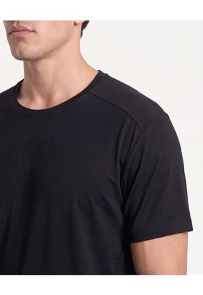 Camiseta Basica Training Nylflow Para Hombre Negro Atmos