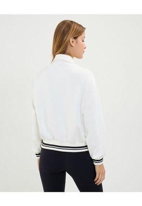 Chaqueta Para Mujer Bomber Color Marfil Marca Atmos #31080038