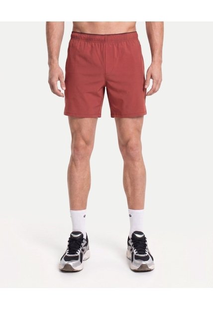 Short Training Con Biker Interno De 7 Pulgadas  Para Hombre Terracota Atmos