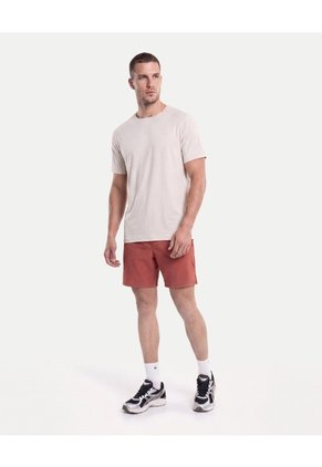 Short Training Con Biker Interno De 7 Pulgadas  Para Hombre Terracota Atmos