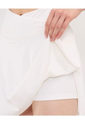 Falda Para Mujer Medio Color Marfil Marca Atmos #31140021