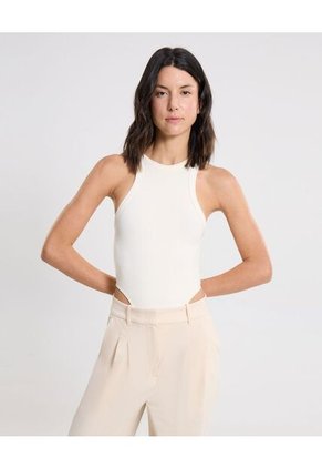 Body Para Mujer Manga Sisa Color Crema Marca Atmos #31200017