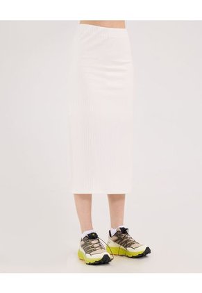 Falda Para Mujer Largo Color Marfil Marca Atmos #31140014