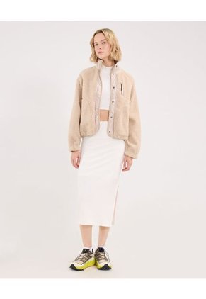 Falda Para Mujer Largo Color Marfil Marca Atmos #31140014