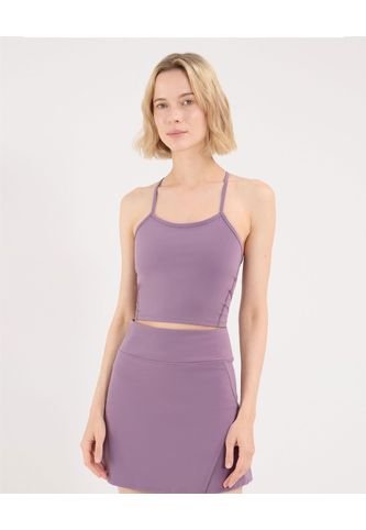 Camiseta Para Mujer Crop Top Color Uva Marca Atmos #31090246 Atmos