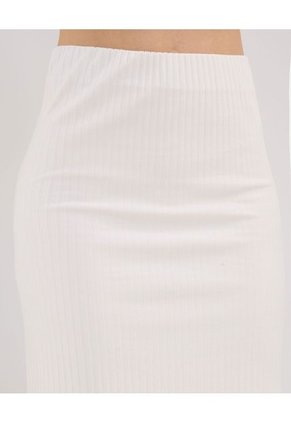 Falda Para Mujer Largo Color Marfil Marca Atmos #31140014