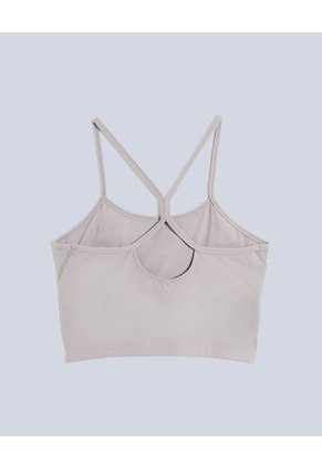 Camiseta Para Mujer Crop Top Color Gris Marca Atmos #31090228