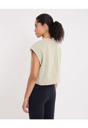 Camiseta Para Mujer Manga Corta Cuello Redondo Color Verde Marca Atmos #31090253