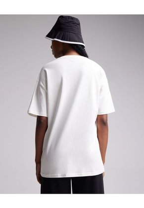 Camiseta Para Mujer Manga Corta Color Marfil Marca Atmos #31090075