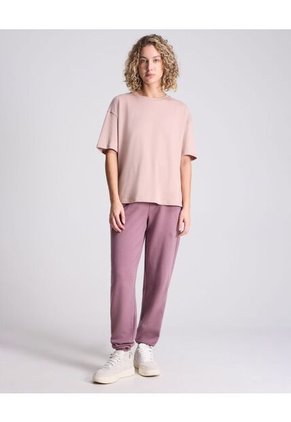 Camiseta Para Mujer Manga Corta Cuello Redondo Color Rosado Marca Atmos #31090206