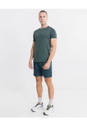 Camiseta Manga Corta Básica Training Ashton  Para Hombre Verde Atmos