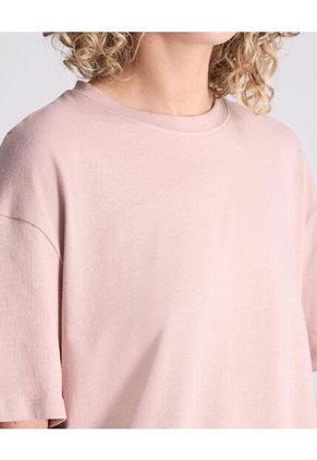 Camiseta Para Mujer Manga Corta Cuello Redondo Color Rosado Marca Atmos #31090206