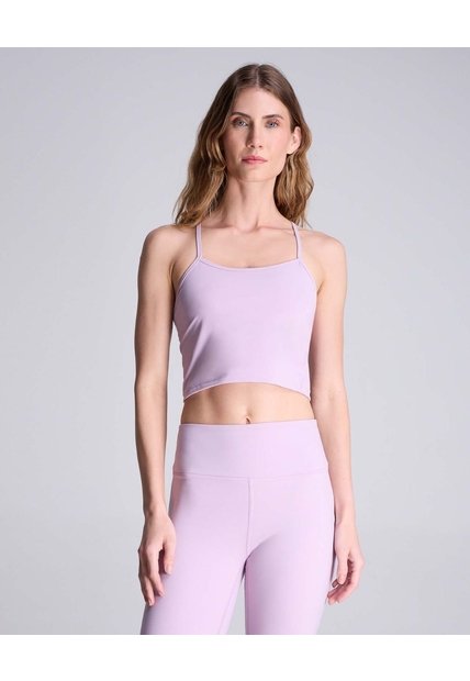 Crop Top Para Mujer Manga Sisa Color Rosa Marca Atmos #31090155