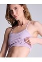Crop Top Para Mujer Manga Sisa Color Rosa Marca Atmos #31090155 de Atmos
