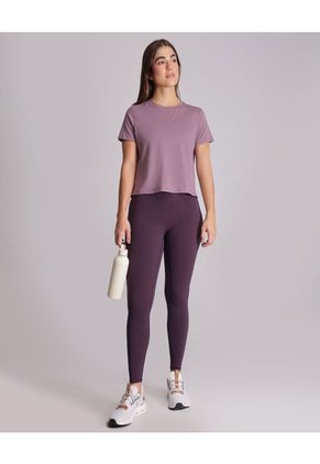 Camiseta Para Mujer Manga Corta Color Morado Marca Atmos #31090141