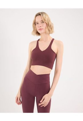 Top Para Mujer  Color Vino Marca Atmos #31220136