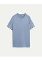 Camiseta Deportiva Texturizada  Para Hombre Azul Atmos de Atmos