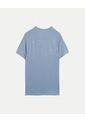 Camiseta Deportiva Texturizada  Para Hombre Azul Atmos de Atmos
