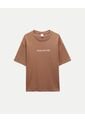 Camiseta Manga Corta Relaxed Fit  Para Hombre Mocca Atmos de Atmos