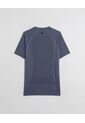 Camiseta Seamless Cuello Redondo  Para Hombre Azul Atmos de Atmos