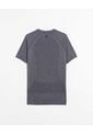 Camiseta Seamless Cuello Redondo  Para Hombre Negro Atmos de Atmos