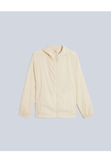 Chaqueta Para Mujer Deportiva Color Marfil Marca Atmos #31080031