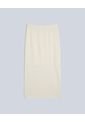 Falda Para Mujer Largo Color Marfil Marca Atmos #31140014 de Atmos