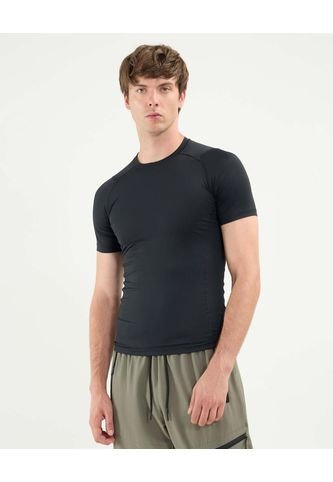 Camiseta Para Hombre Manga Corta Cuello Redondo Color Negro Marca Atmos #32090214 Atmos