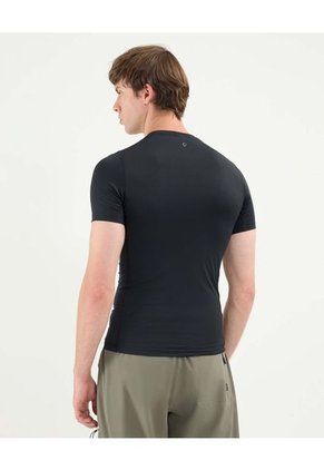 Camiseta Para Hombre Manga Corta Cuello Redondo Color Negro Marca Atmos #32090214