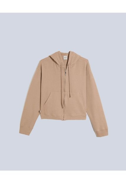 Buzo Para Mujer Zipper Color Café Marca Atmos #31060053