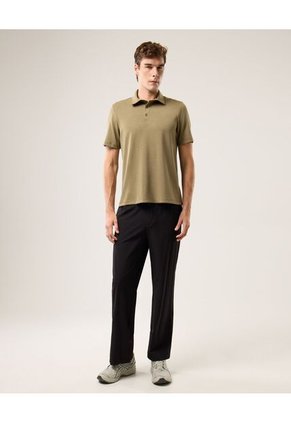 Polo Manga Corta Plush  Para Hombre Verde Atmos