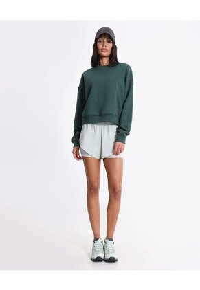 Buzo Básico Cuello Redondo Para Mujer Verde Atmos