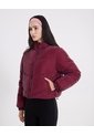 Chaqueta Acolchada Cuello Alto Para Mujer  Deportiva  Color Vino Marca Atmos de Atmos