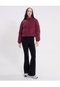 Chaqueta Acolchada Cuello Alto Para Mujer  Deportiva  Color Vino Marca Atmos de Atmos