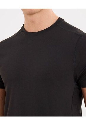 Camiseta Para Hombre Manga Corta Cuello Redondo Color Negro Marca Atmos #32090012