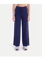 Pantalón Tejido Con Cordón Ajustable  Para Mujer Azul Atmos de Atmos