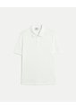 Polo Manga Corta Algodón  Para Hombre Blanco Atmos de Atmos